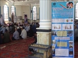 حضور رئیس و جمعی از کارکنان مرکزآموزش آذرشهر در نماز جمعه این شهرستان