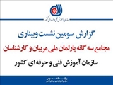 گزارش سومین نشست وبیناری مجامع سه گانه پارلمان ملی مربیان و کارشناسان سازمان آموزش فنی و حرفه ای کشور