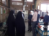 بازدید معاون استاندار و فرماندار شهرستان مراغه از مرکز در هفته مهارت