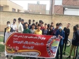 بازدید دانش آموزان دبیرستان شبانه روزی شهید بهشتی از فعالیتهای فنی و حرفه ای مرکز روستای آروق ملکان