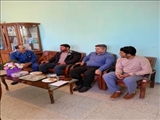 حضور مسئول اشتغال و حرفه آموزی زندانیان هشترود و مدیر مدرسه کار و دانش آیت اله انتظاری در مرکز آموزش فنی و حرفه ای هشترود