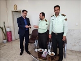  حضور معاون فرماندهی نیروی انتظامی سراب در مرکز آموزش فنی و حرفه ای سراب
