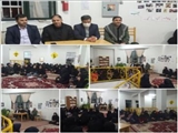 حضور رئیس مرکز آموزش فنی و حرفه ای، مدیر آموزش و پرورش و مدیر بسیج فرهنگیان شهرستان در مجتمع شبانه روزی مردانی آذر
